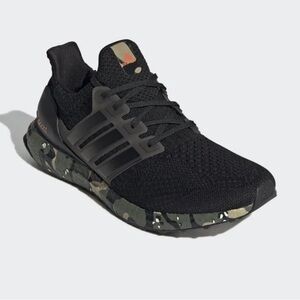 Adidas Ultra Boost 5.0 Black with Camo Sole.Hard to find .Rare